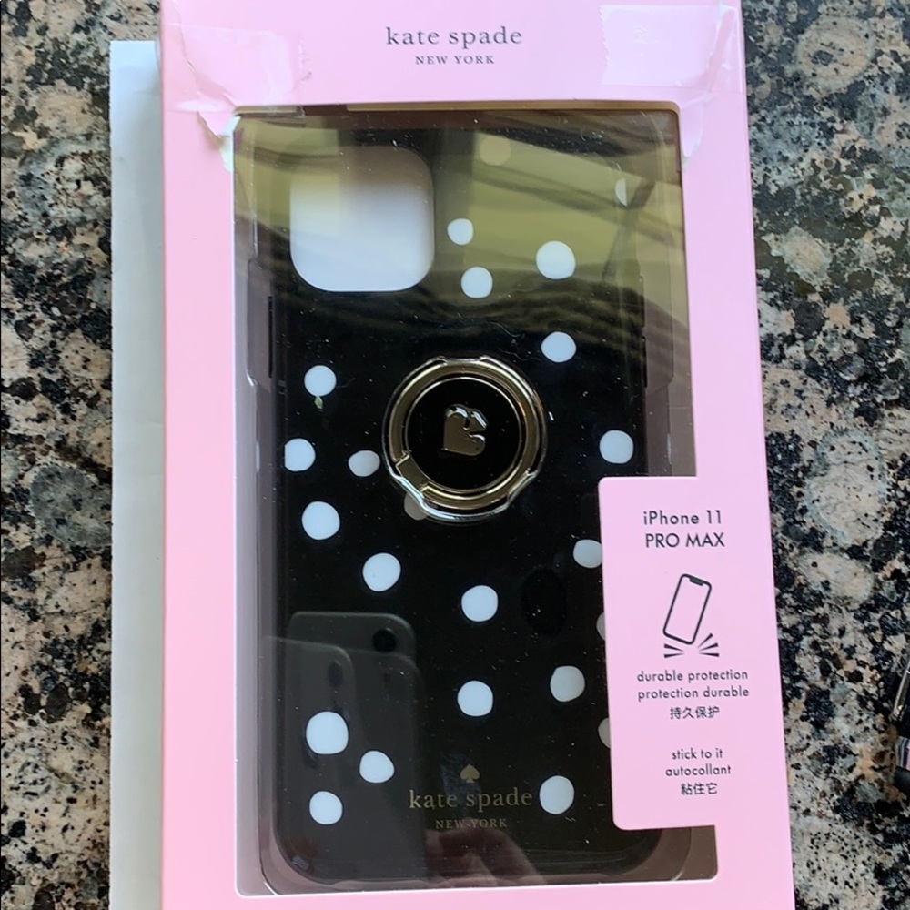 Kate Spade iPhone 11 Pro Max case with ring stand